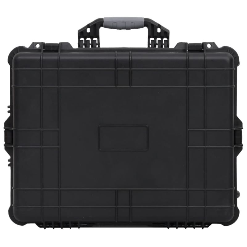 Valigetta da Volo con Ruote Nera 63x50x23 cm in PP vidaXL