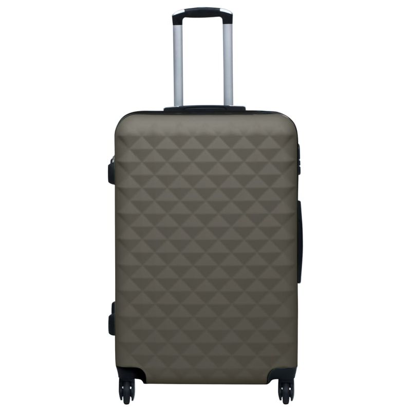 Set Valigie Trolley a Custodia Rigida 2 pz Antracite in ABS vidaXL