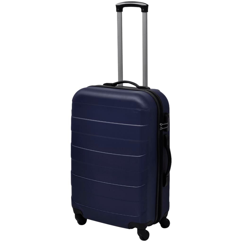 Set Trolley Rigidi 3 pz Blu 45,5/55/66 cm vidaXL