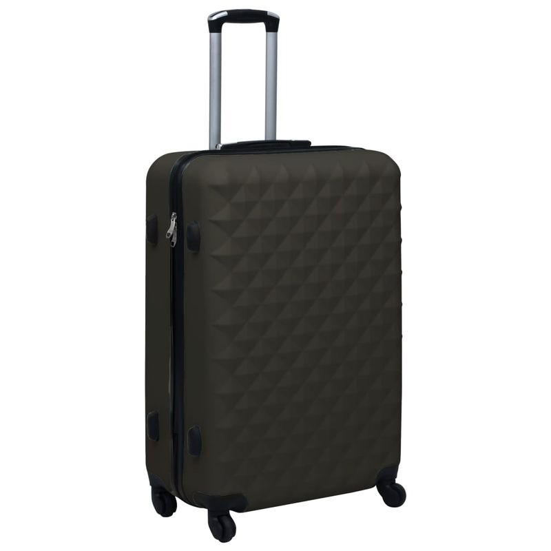 Set Valigie Trolley a Custodia Rigida 3 pz Antracite in ABS vidaXL