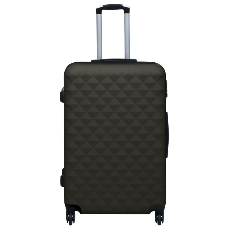 Set Valigie Trolley a Custodia Rigida 3 pz Antracite in ABS vidaXL