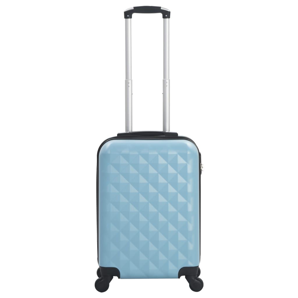 Trolley a Custodia Rigida Blu ABS vidaXL