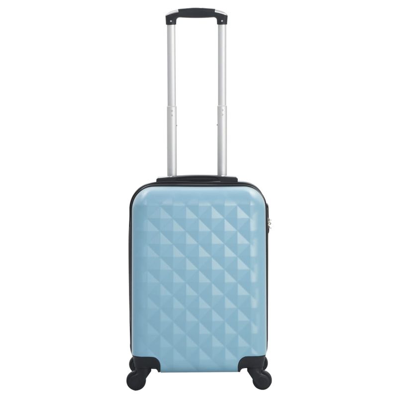 Trolley a Custodia Rigida Blu ABS vidaXL