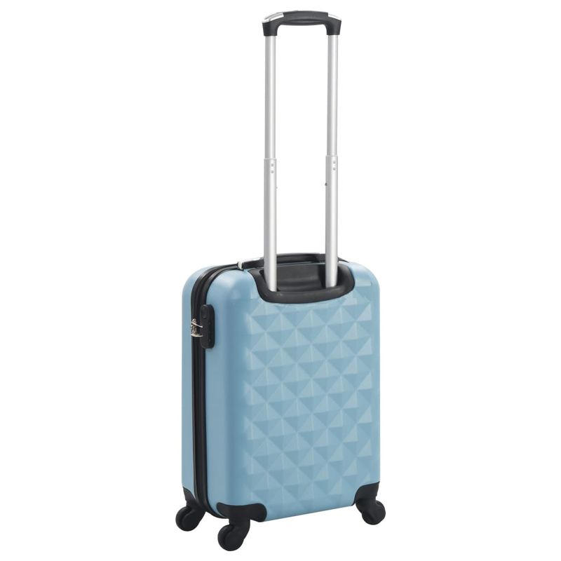 Trolley a Custodia Rigida Blu ABS vidaXL