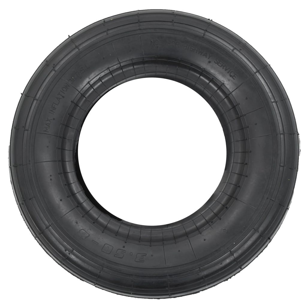 Ruota per Carriola 3,50-8 4PR Gomma vidaXL