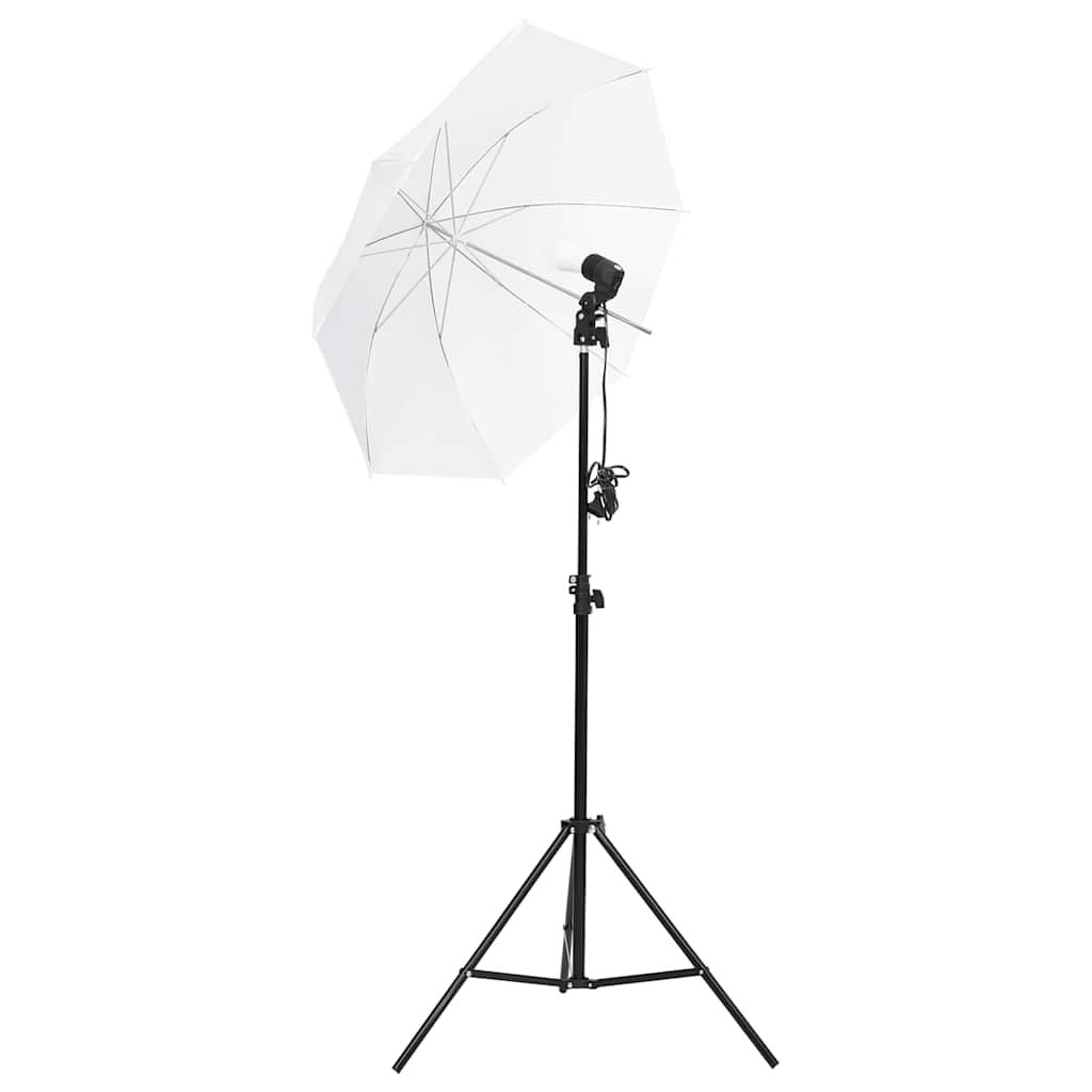 Kit di Illuminazione da Studio con Treppiedi e Ombrelli vidaXL