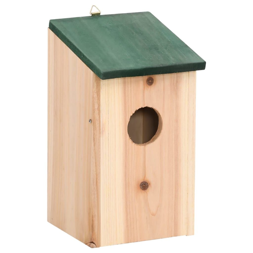 Casette per gli Uccelli 8 pz in Legno 12x12x22 cm vidaXL
