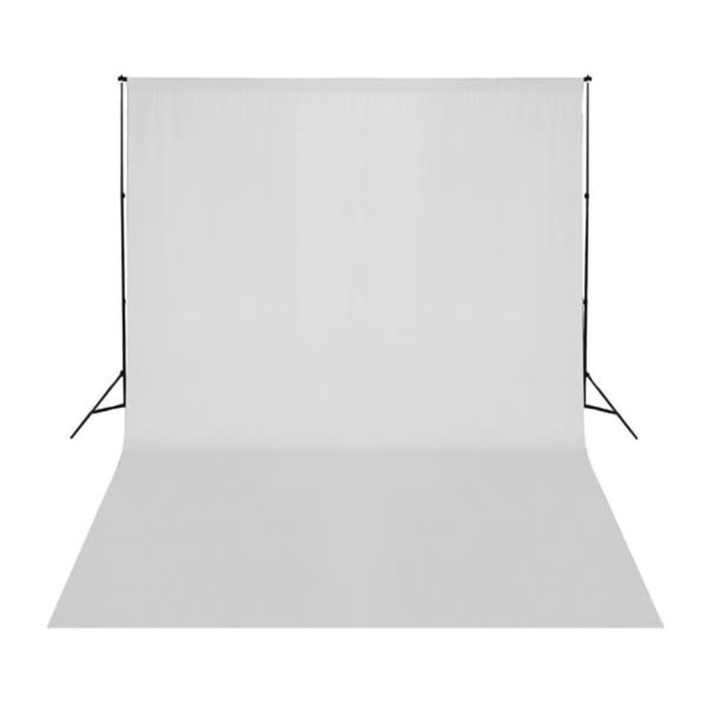 Fondale in Cotone Bianco senza Supporto 500x300cm per Croma Key vidaXL