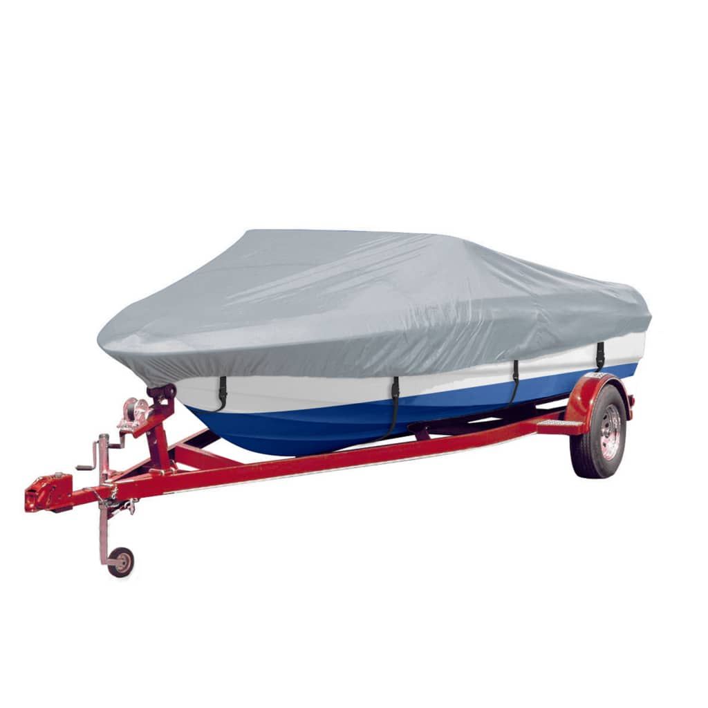 Telo per Barca 2 pz Grigio Lunghezza 427-488 cm Larghezza 229cm vidaXL