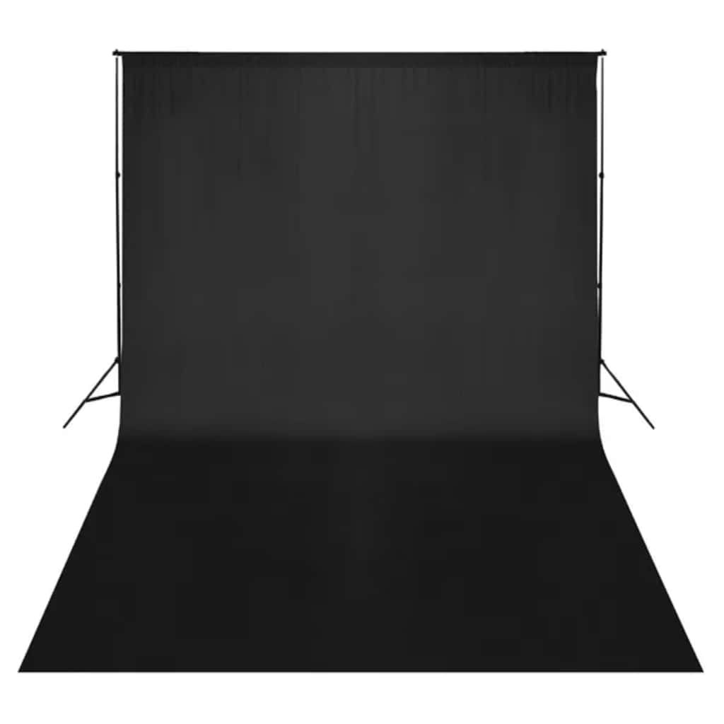 Fondale in Cotone Nero 500x300 cm vidaXL