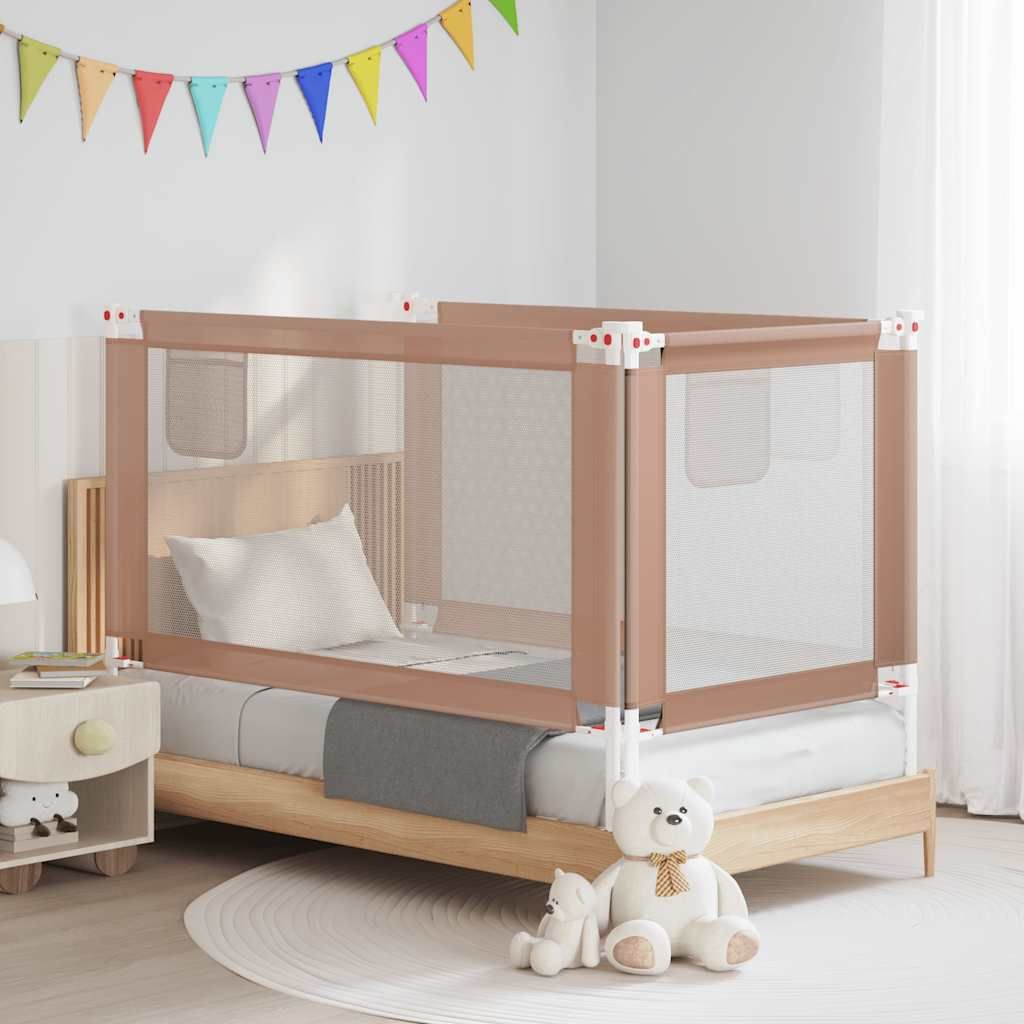 Sponda Letto di Sicurezza per Bambini Talpa 150x25cm in Tessuto vidaXL