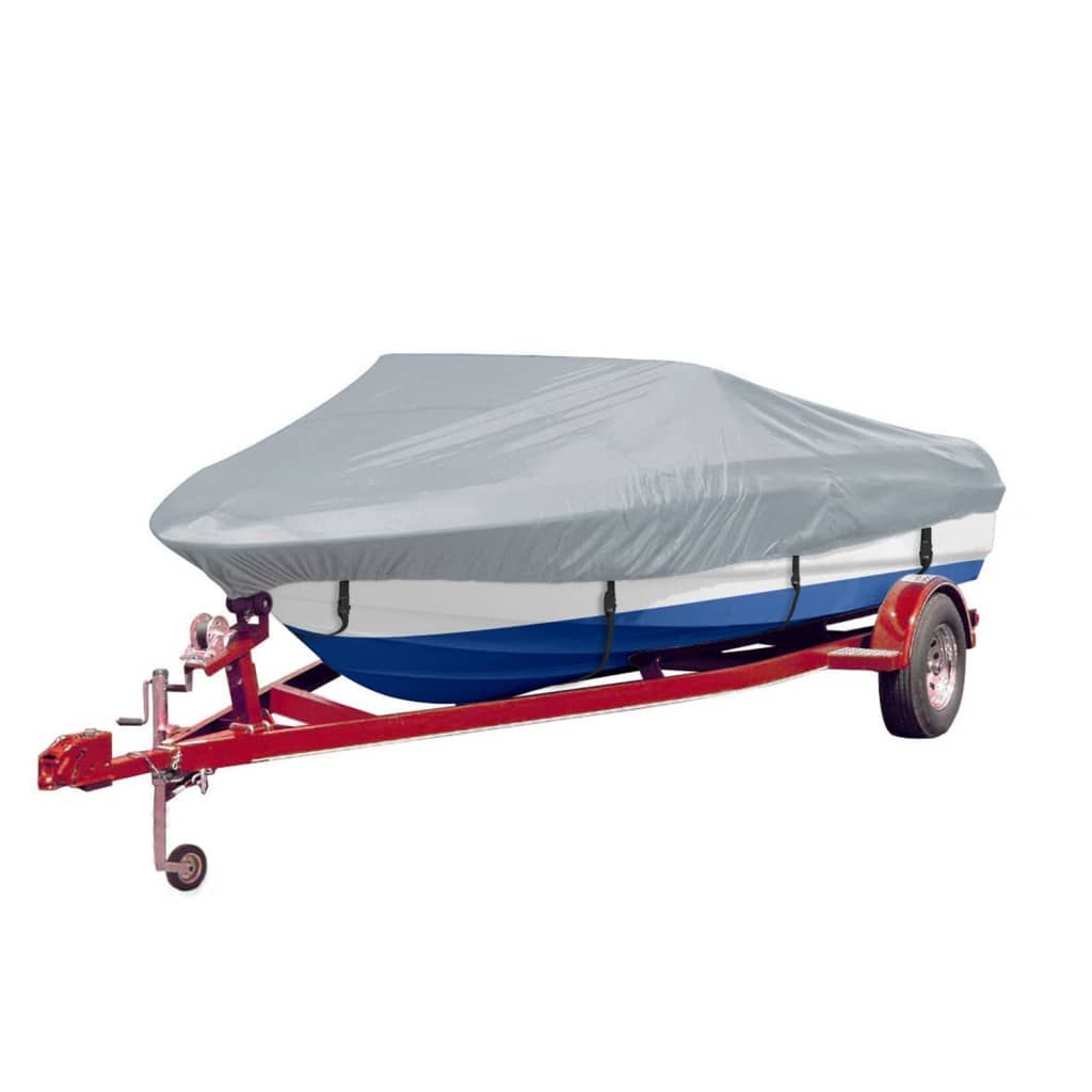 Telo per Barca 2 pz Grigio Lunghezza 519-580 cm Larghezza 294cm vidaXL