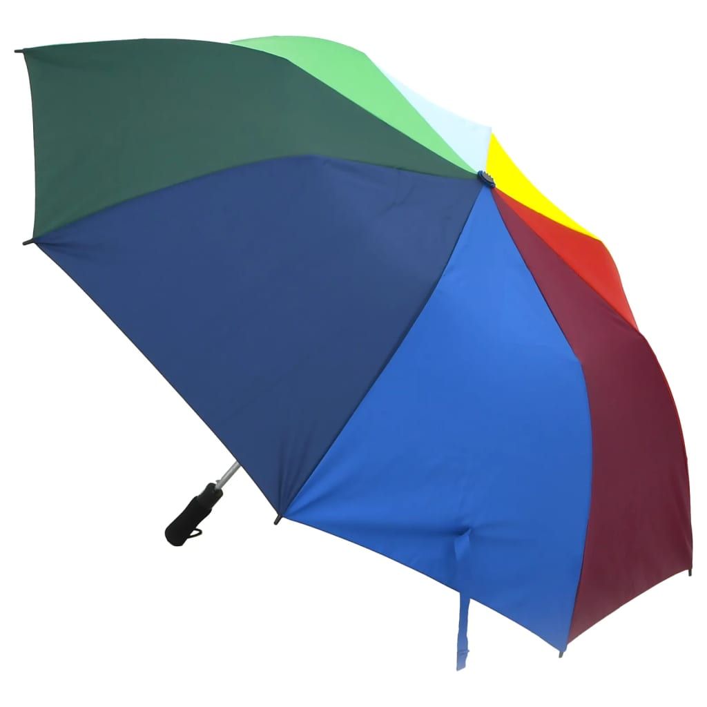Ombrello Pieghevole Automatico Multicolore 124 cm vidaXL