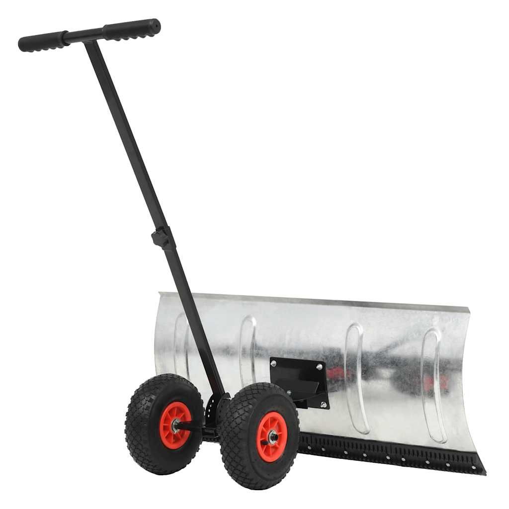 Spazzaneve Manuale con Ruote 100x44 cm vidaXL