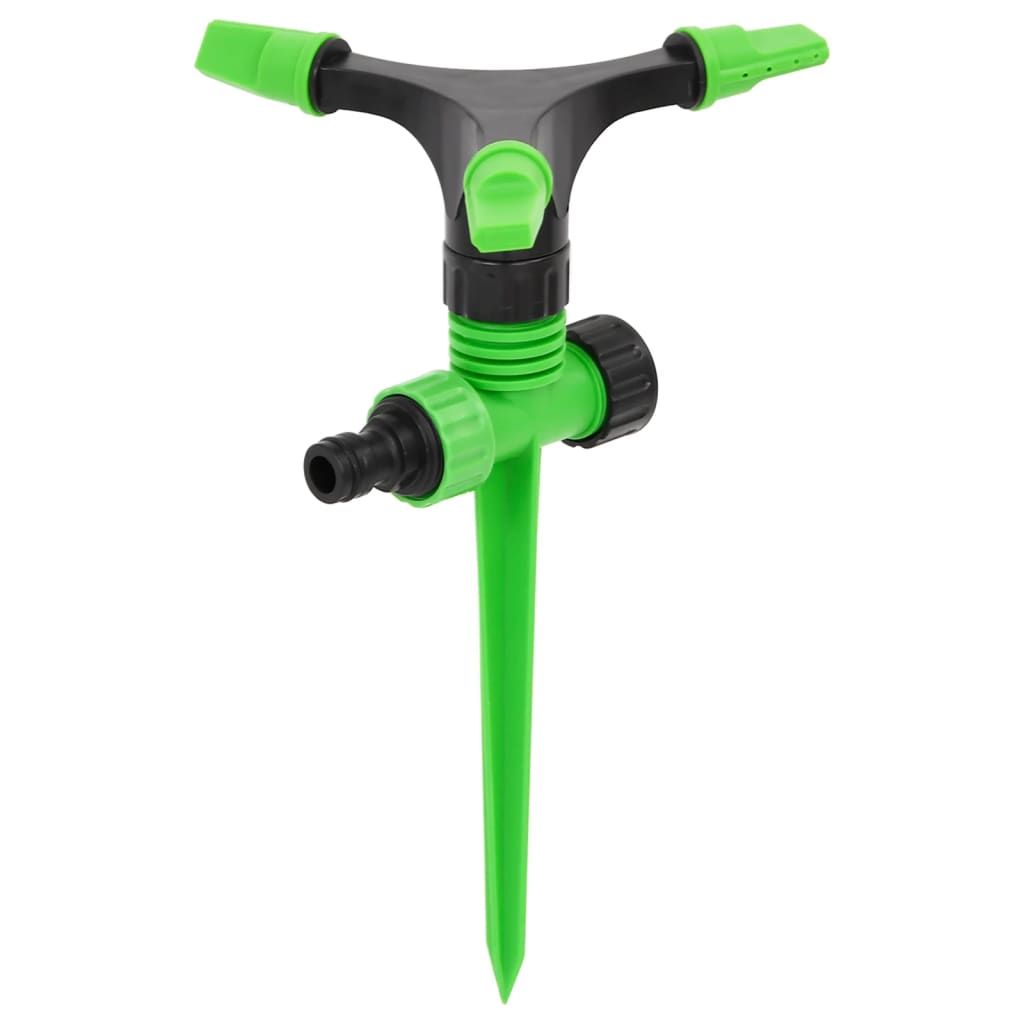 Irrigatori Rotanti 4 pz Verdi e Neri 16x13,5x25,5 cm ABS e PP vidaXL
