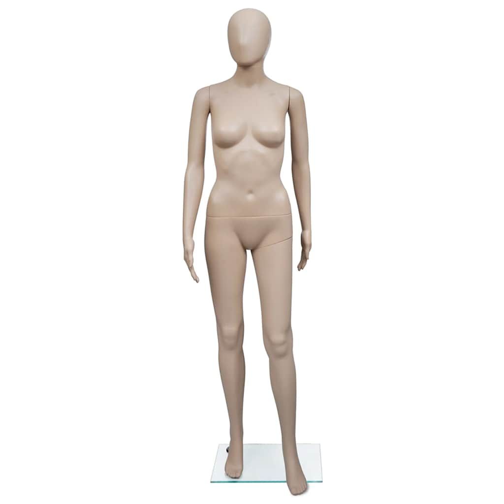 Manichino Donna con Testa Arrotondata vidaXL