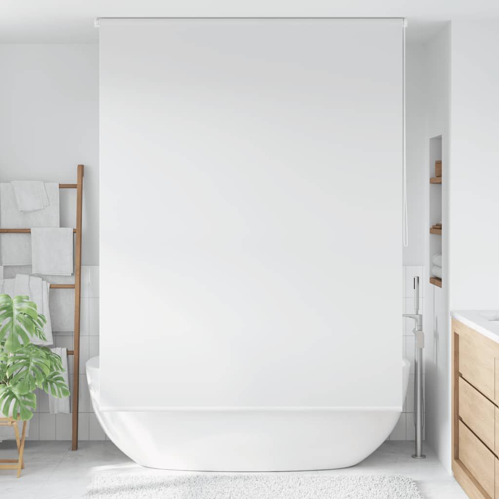 Tenda a Rullo per Doccia 160x240 cm Bianco vidaXL