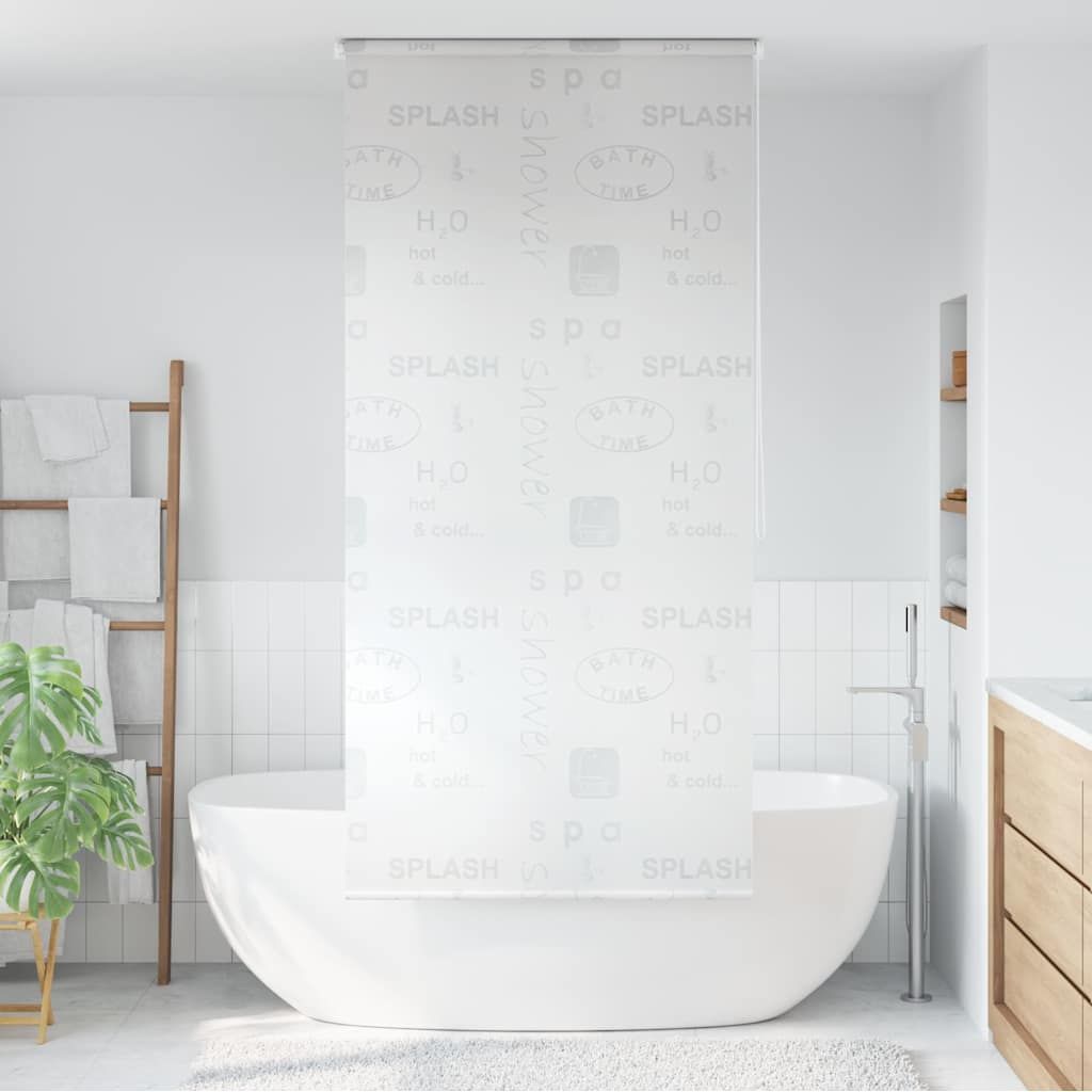 Tenda a Rullo per Doccia 120x240 cm Schizzi vidaXL