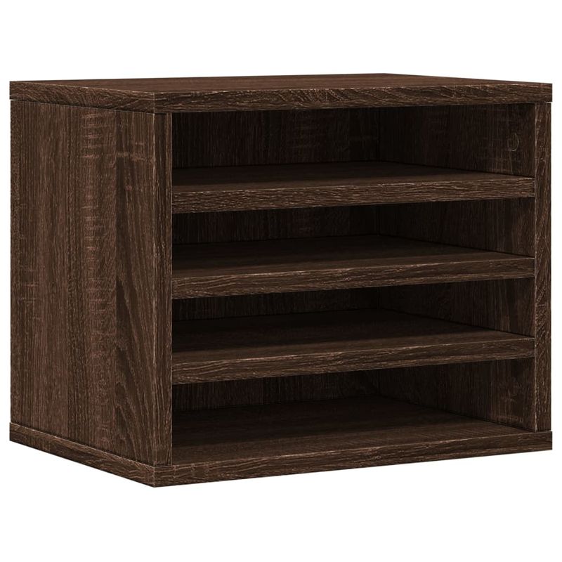 Organizer Scrivania Rovere Marrone 36x26x29,5 Legno Multistrato vidaXL