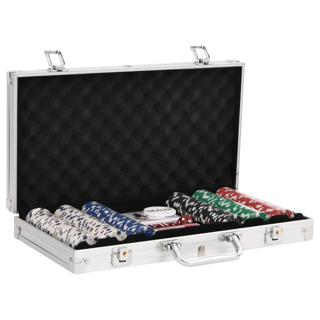 Set di Fiches da Poker 300 pz 11,5 g vidaXL