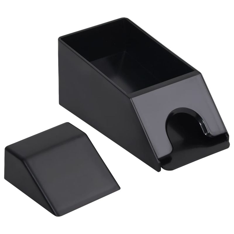 Distributore di Carte Nero 2 Mazzi vidaXL