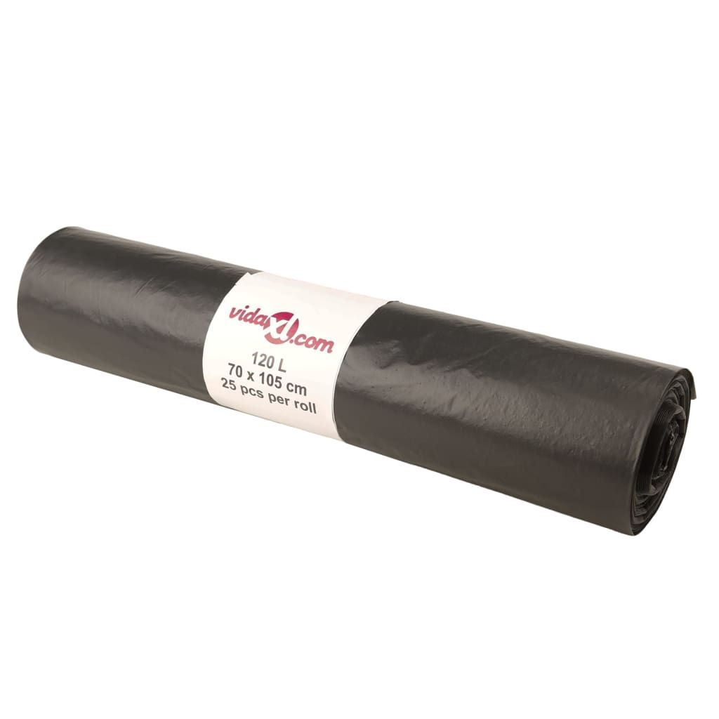 Sacchetti per Cestini 250 pz Neri 120 L vidaXL