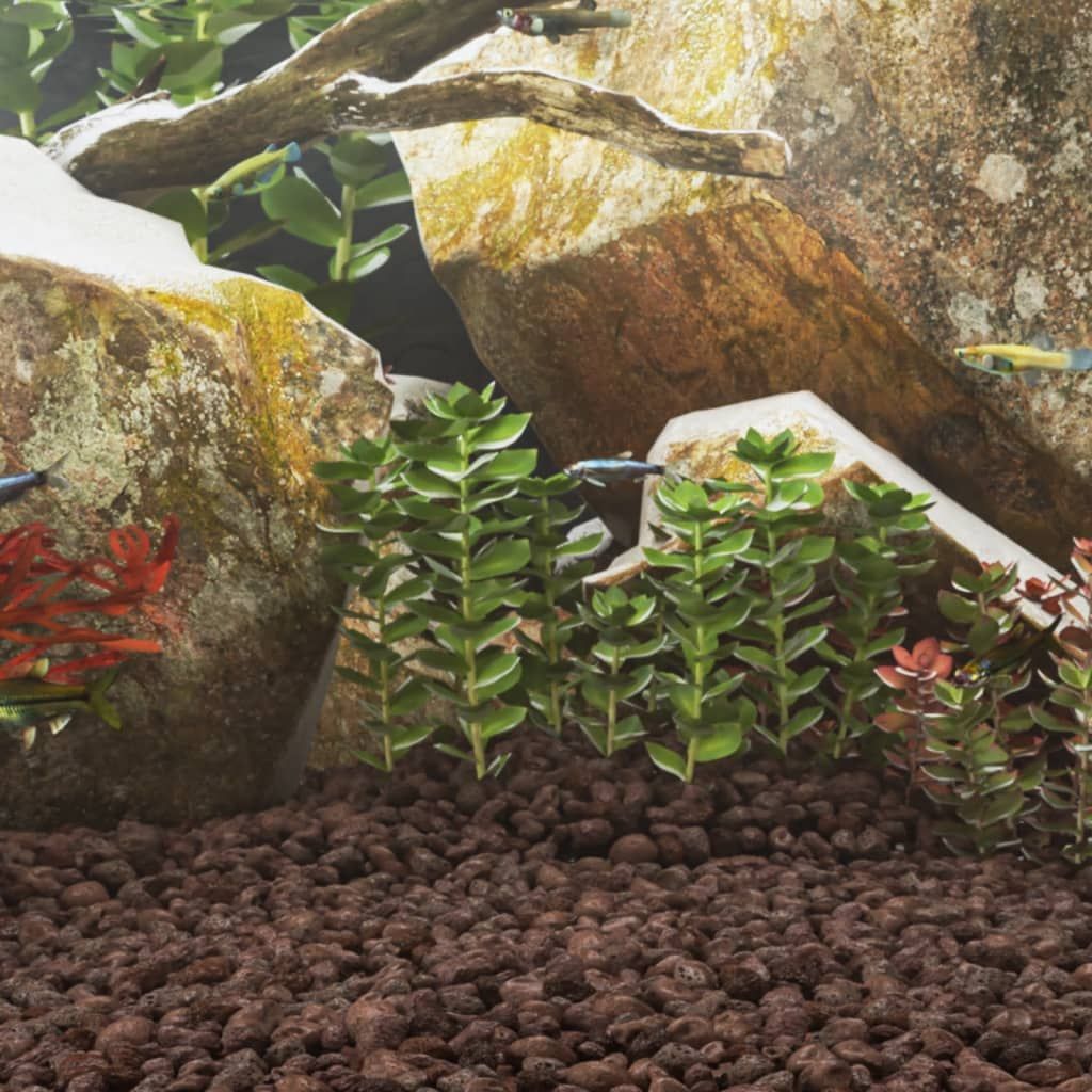Rocce Vulcaniche 25 kg Rosse 3-5 cm vidaXL