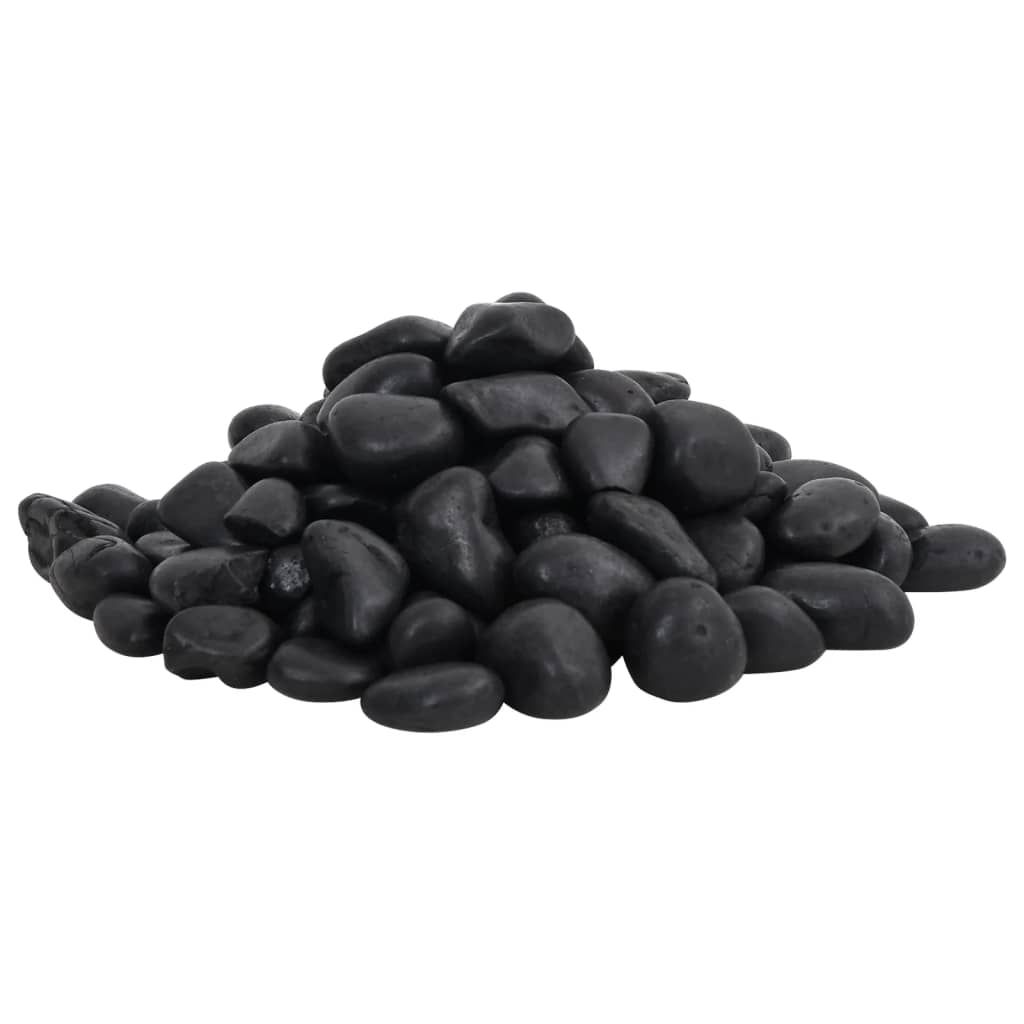 Ciottoli Levigati 25 kg Neri 2-5 cm vidaXL