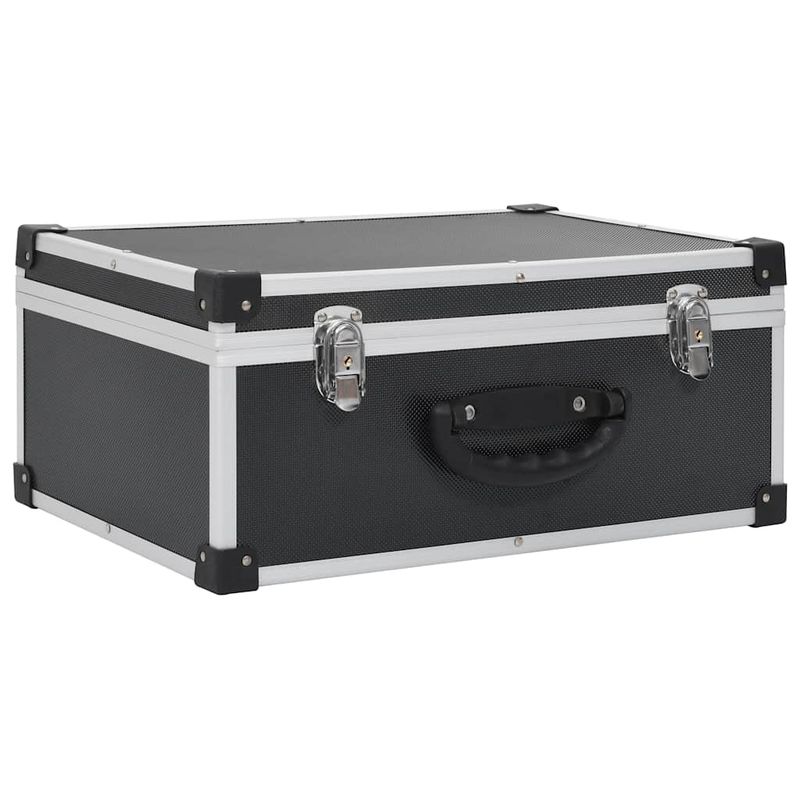 Custodia CD per 60 CD in Alluminio ABS Nero vidaXL