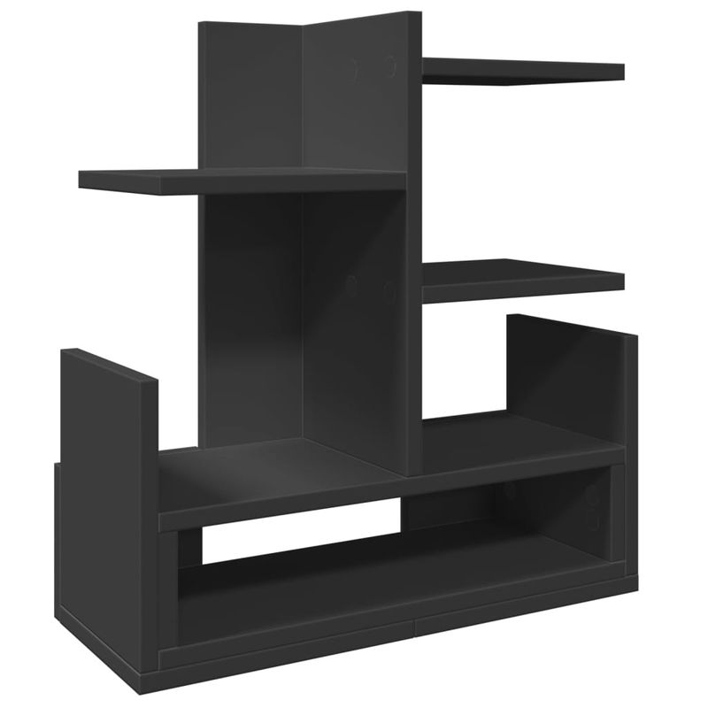 Organizer per la Scrivania Nero 49x20x52,5 cm in Multistrato vidaXL