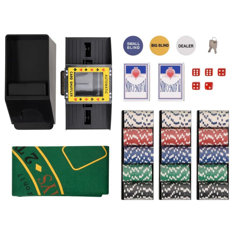 Set di Fiches da Poker 300 pz 11,5 g vidaXL
