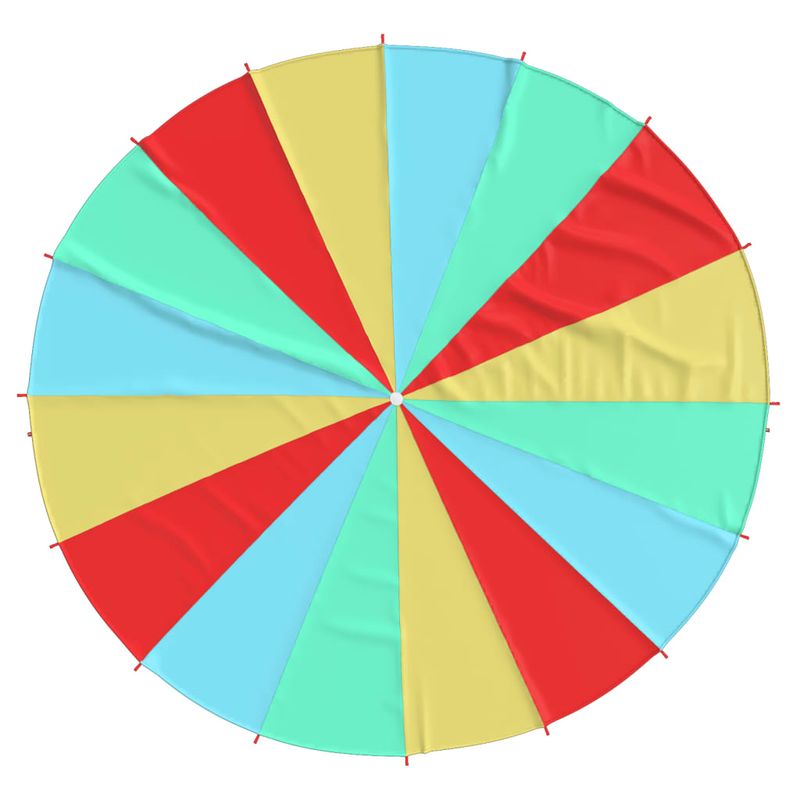 Paracadute da Gioco per Bambini Ø6 m in Tessuto vidaXL