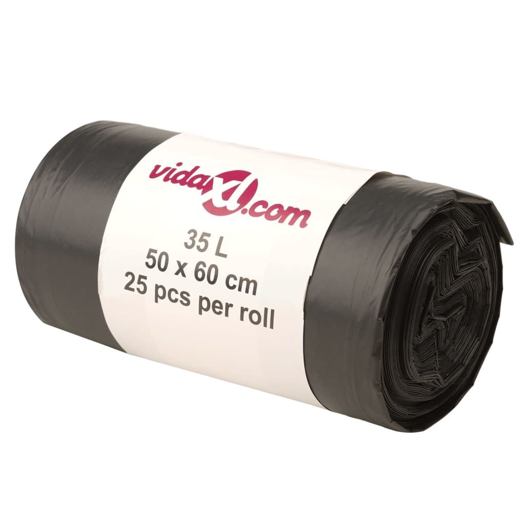 Sacchetti per Cestini 250 pz Neri 35 L vidaXL
