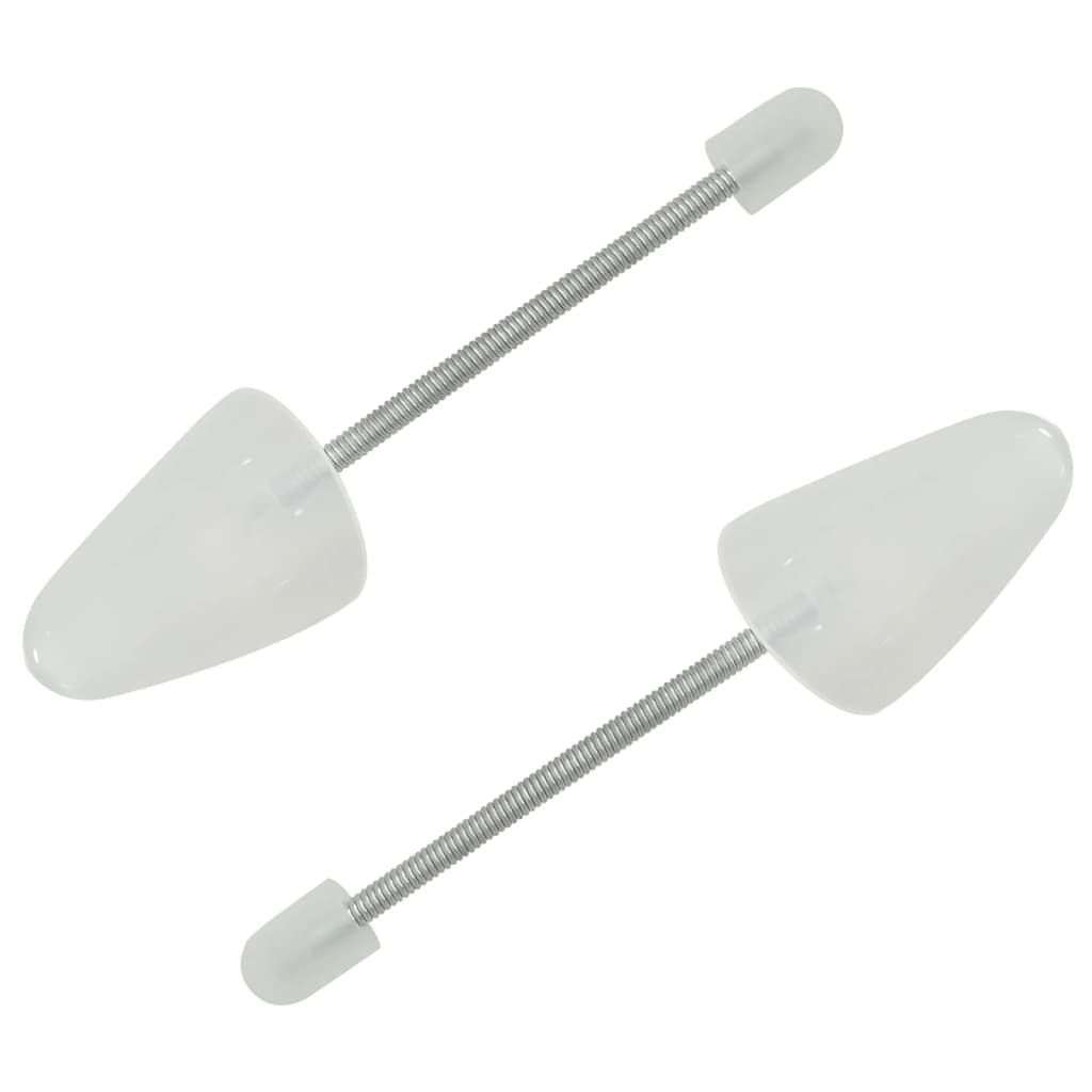 Forme per Scarpe 5 Paia Bianche EU 35-38 in Plastica vidaXL