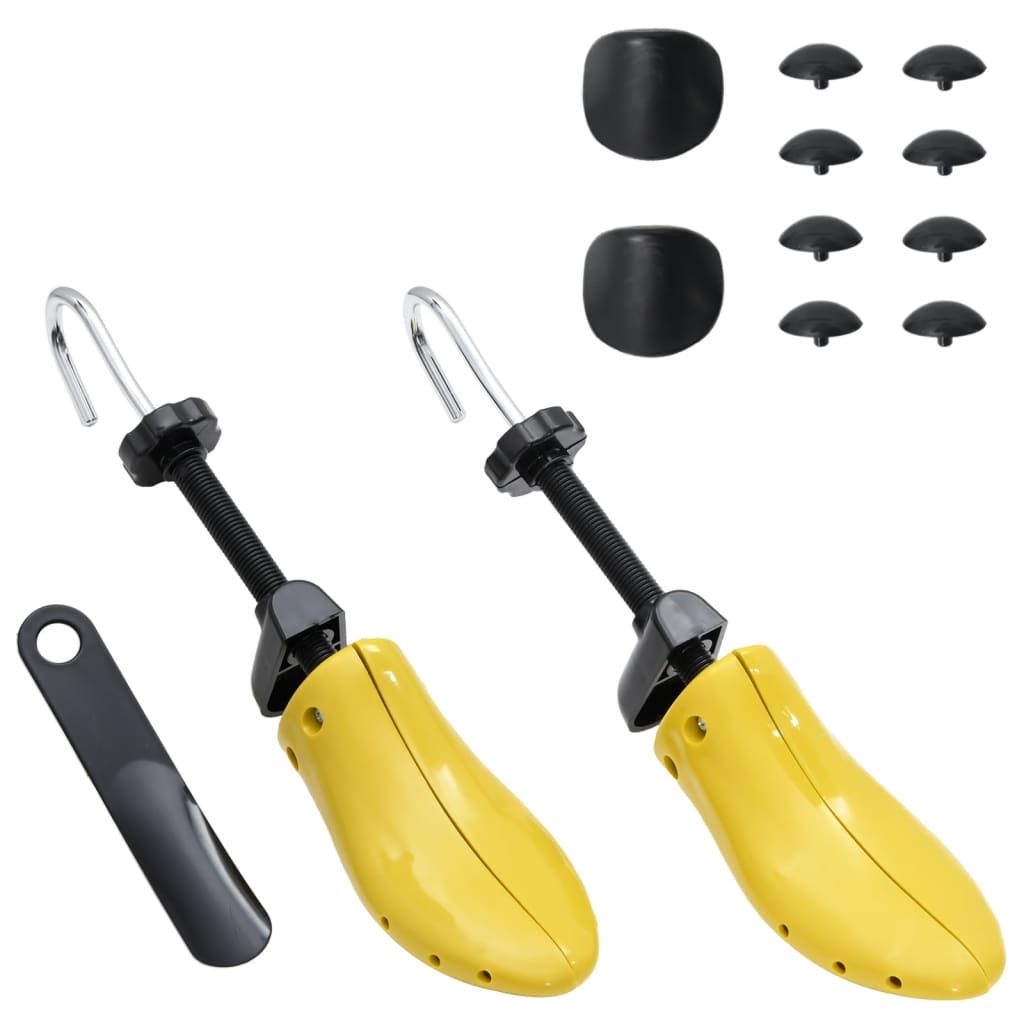 Allargascarpe con Calzascarpe Giallo EU 37-41 in Plastica vidaXL