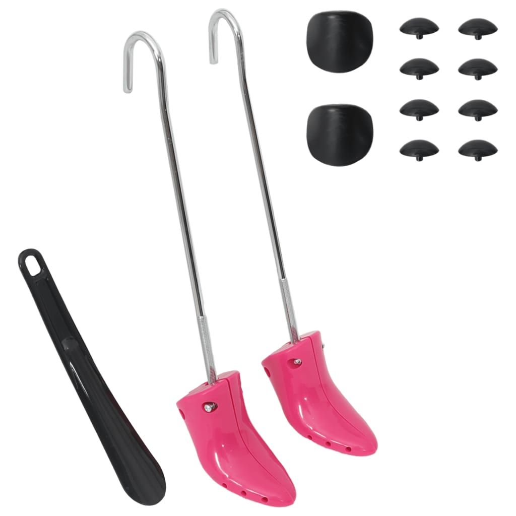 Allargatore per Stivali con Calzascarpe Rosa EU 34-40 Plastica vidaXL