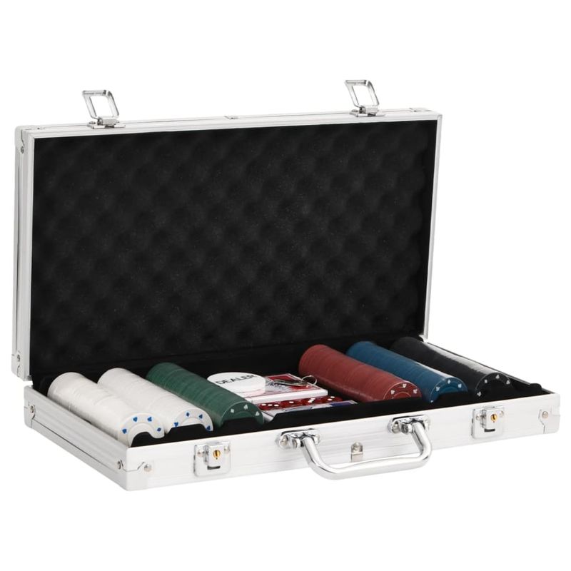 Set di Fiches da Poker 300 pz 4 g vidaXL