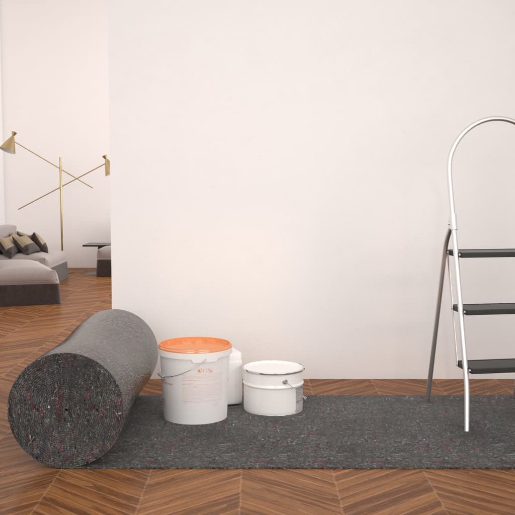 Telo Protettivo per Pittori Antiscivolo 2 pz 50m 280g/m² Grigio vidaXL