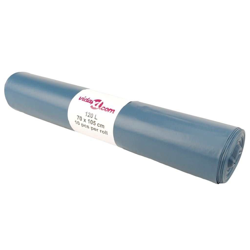 Sacchetti per Cestini 100 pz Blu 120 L vidaXL