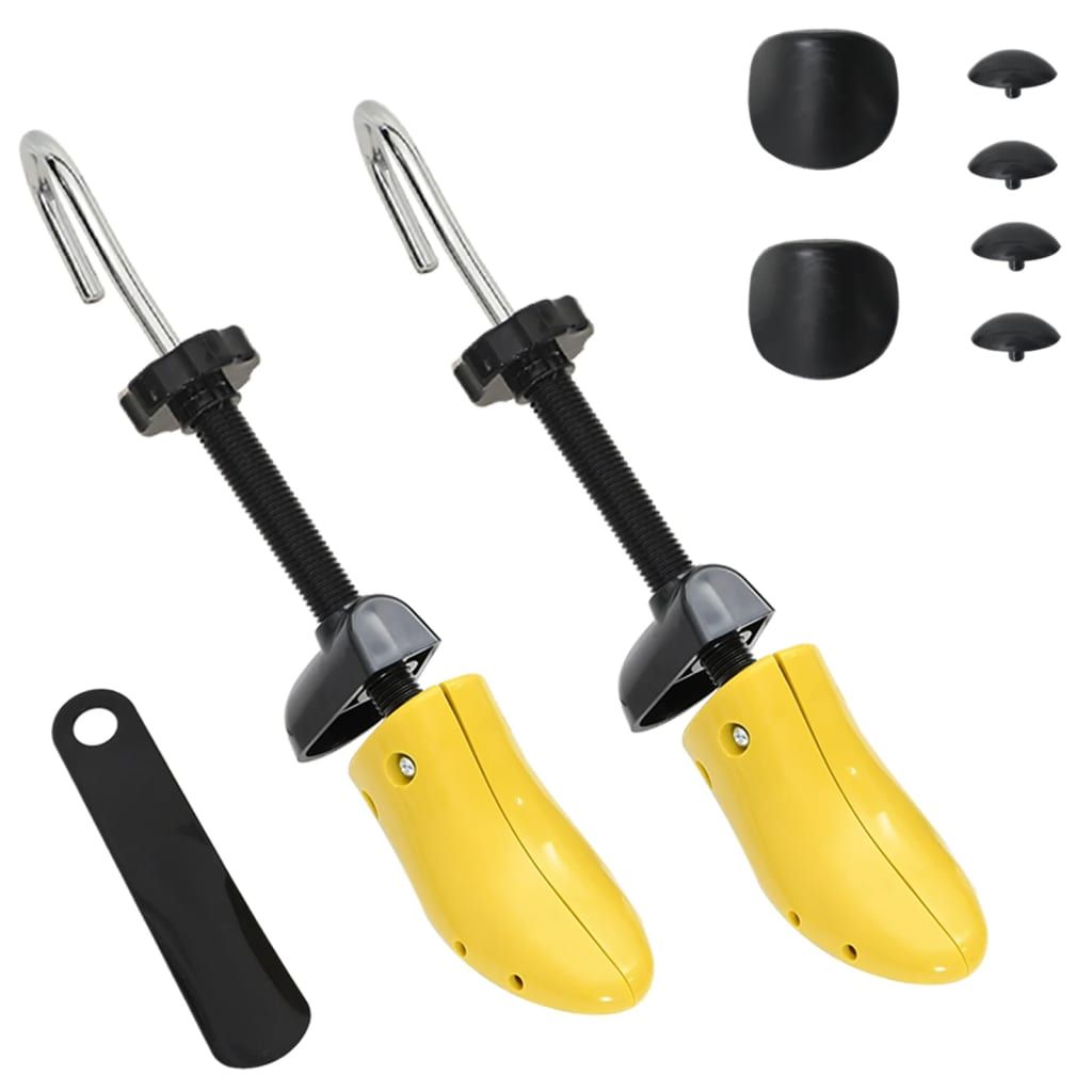 Allargascarpe con Calzascarpe Giallo EU 34-37 in Plastica vidaXL