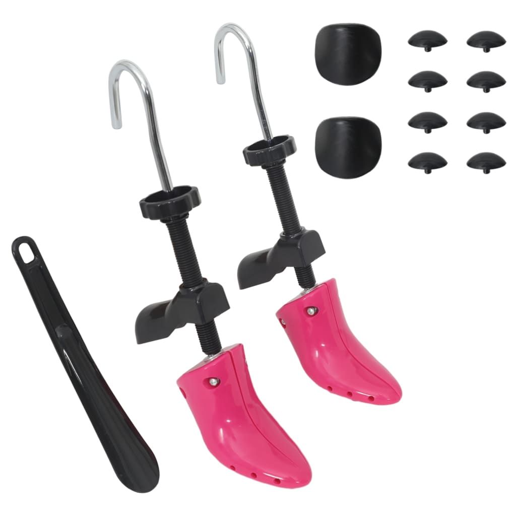 Allargascarpe con Calzascarpe Rosa EU 34-40 in Plastica vidaXL