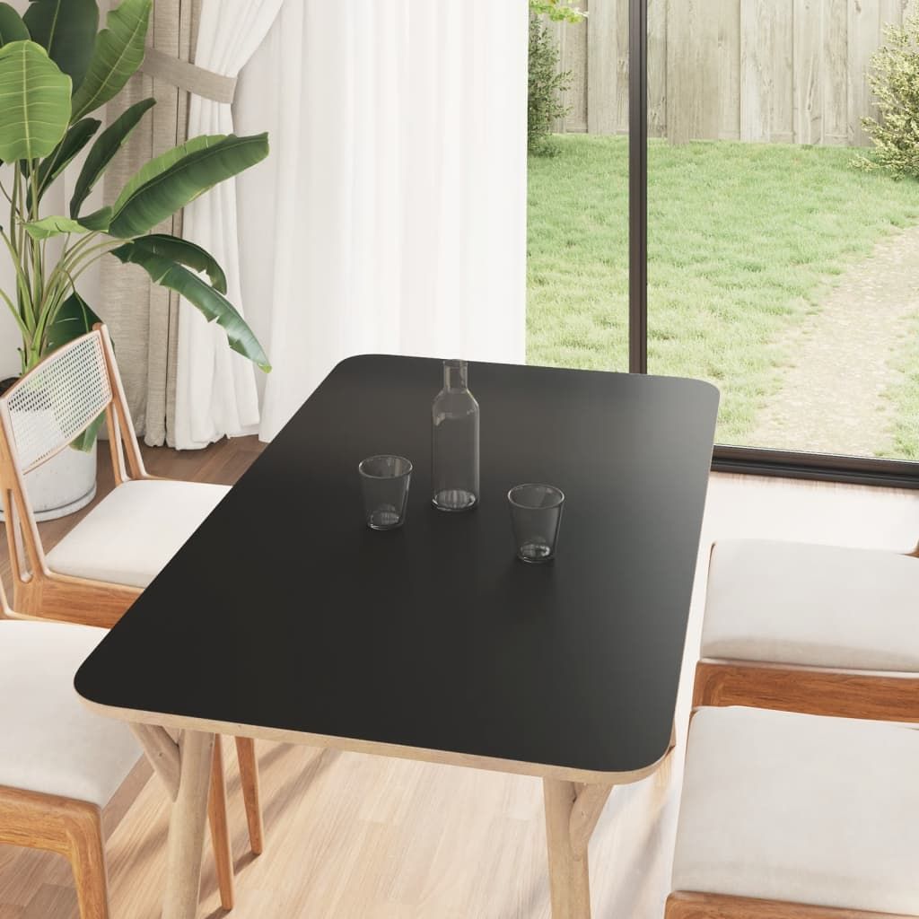 Adesivo per mobili autoadesivo nero opaco 90x500 cm PVC vidaXL