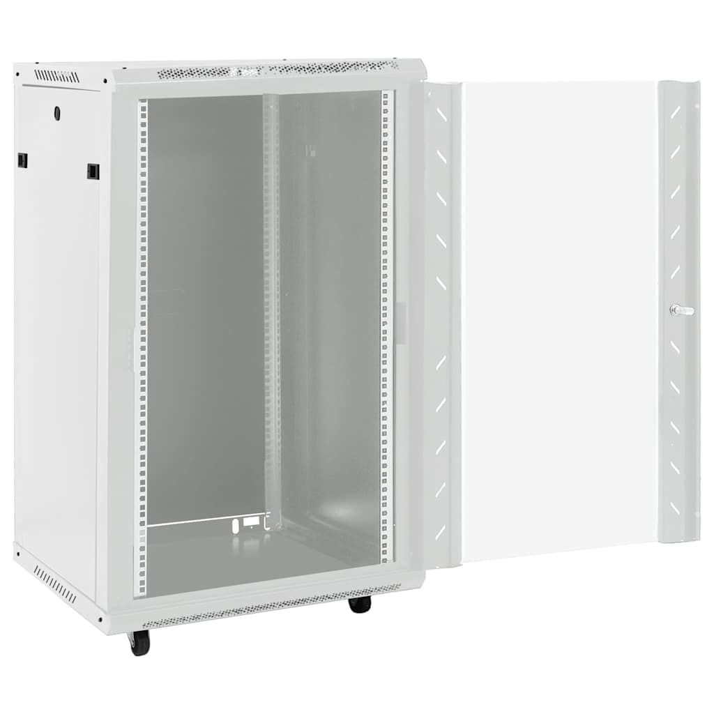 Armadietto di Rete 18U con Ruote 19" IP20 60x60x100 cm vidaXL