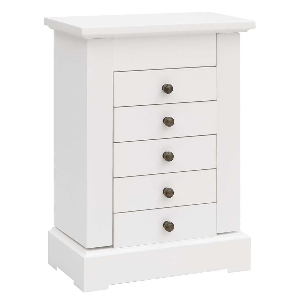 Armadietto per Gioielli con Specchio in MDF 25x13,5x34 cm vidaXL