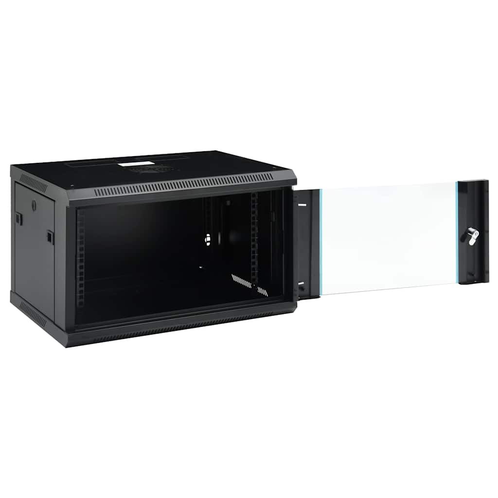 Armadietto di Rete a Parete 6U da 19" IP20 600x450x350 mm vidaXL