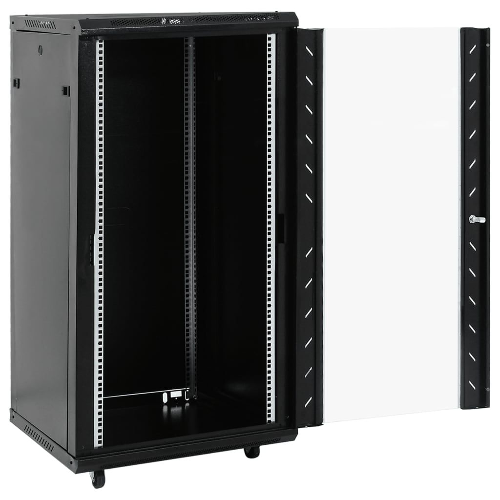 Armadio di rete 22U con piedini girevoli 19" IP20 60x60x120 cm vidaXL