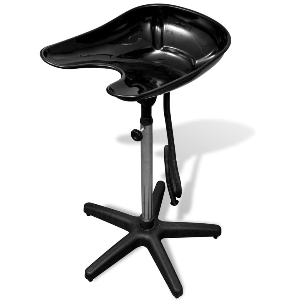 Lavabo Salone Parrucchiere Nero vidaXL