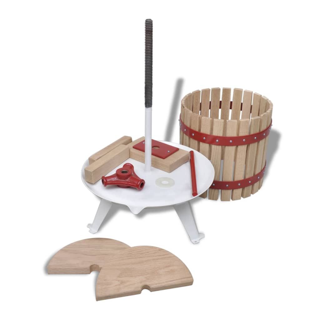 Torchio per Frutta e Vino 12 L vidaXL