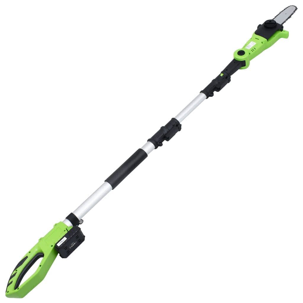 Potatore Telescopico Cordless con Batteria 20V 1500 mAh Li-ion vidaXL