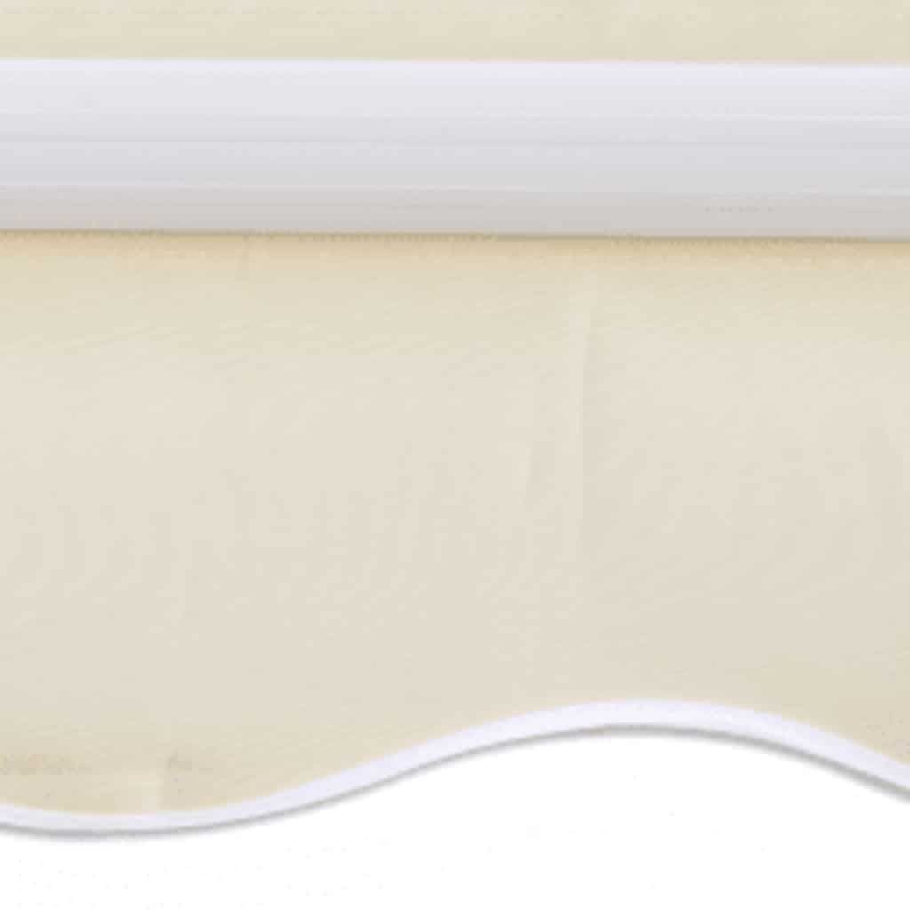 Tenda da Sole Pieghevole Motorizzata 600 cm Crema vidaXL